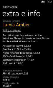 Nokia Windows Phone Lumia Amber